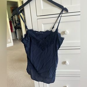 Abercrombie & Fitch Navy Blouse Tank | Size S